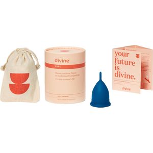 DivineCup - Menstruatiecup - Maat M - 100% medische siliconen - Gynaecoloog aanbevolen - Herbruikbaar