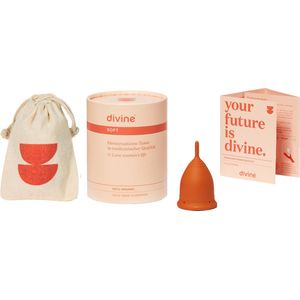 DivineCup menstruatiecup - Nugget Gold - maat L - soft