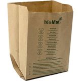 Biomat Composteerbare Afvalzakken Papier 10L - 50 stuks - Zak voor composteerbak - gft aflval zak - keuken afval