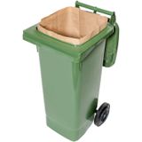 BioMat Composteerbare Papieren Containerzakken - 120/140 liter - Hernieuwbare Grondstoffen - Verstevigde Bodem - Zwaarste Omstandigheden