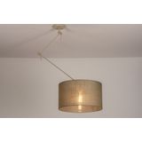Lumidora Hanglamp 31140 - E27 - Beige - Taupe - Zand - Metaal - ⌀ 45 cm