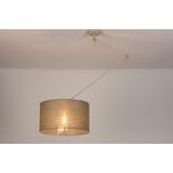 Lumidora Hanglamp 31140 - E27 - Beige - Taupe - Zand - Metaal - ⌀ 45 cm