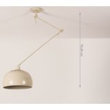 Lumidora Hanglamp 31176 - E27 - Beige - Zand - Metaal - ⌀ 32 cm