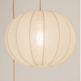 Lumidora Hanglamp 74687 TACK 2 Lichts E27 Beige Zand Metaal