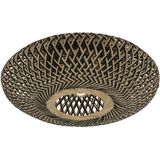 Riet - Plafondlamp - Natuur - Zwart - Diameter 50 cm