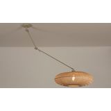 Lumidora Hanglamp 31231 - E27 - Bruin - Beige - Naturel - Zand - Metaal
