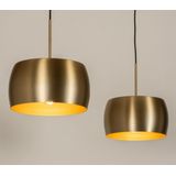 Lumidora Hanglamp 74830 - 2 Lichts - E27 - Goud - Messing - Metaal