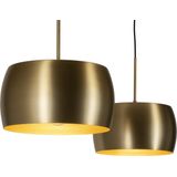 Lumidora Hanglamp 74830 - 2 Lichts - E27 - Goud - Messing - Metaal