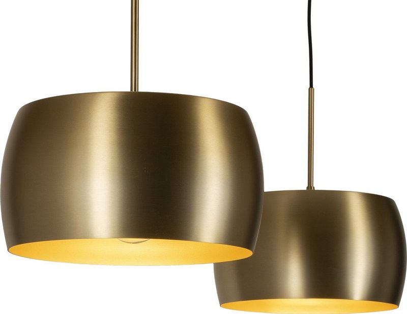 Lumidora Hanglamp 74830 - 2 Lichts - E27 - Goud - Messing - Metaal