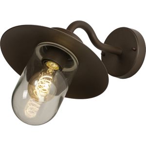 Lumidora Wandlamp 74840 - Voor buiten - FOREST - E27 - Bruin - Metaal - Buitenlamp - IP44