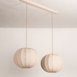 Lumidora Hanglamp 74883 - 2 Lichts - E27 - Beige - Metaal