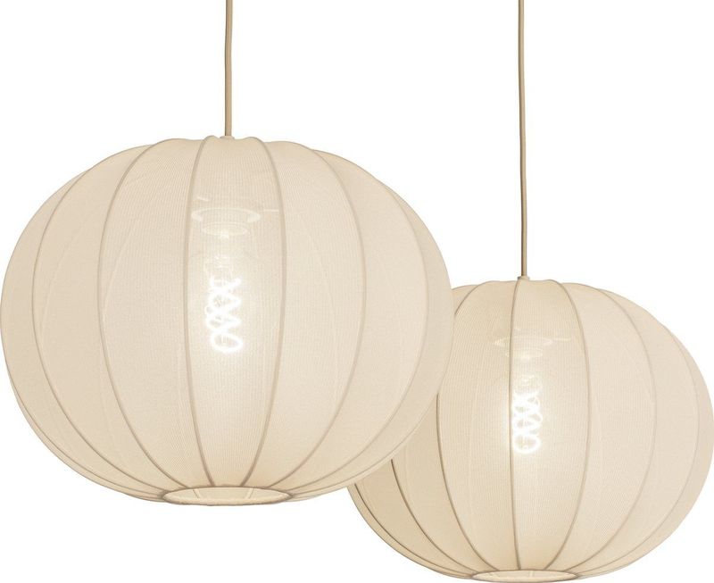 Lumidora Hanglamp 74883 - 2 Lichts - E27 - Beige - Metaal
