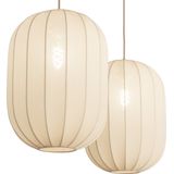 Lumidora Hanglamp 74884 TACK 2 Lichts E27 Beige Metaal