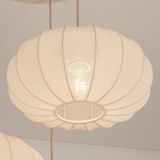 Hanglamp - Japandi Stijl - Beige - Drie Lampionnen - Luxe Uitstraling