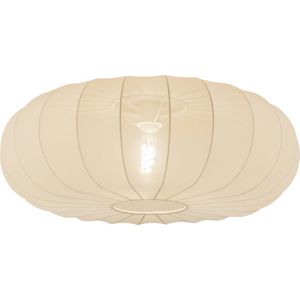 Plafondlamp - Lampion - Beige - Stof - Diameter 70 cm