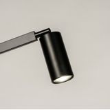 Lumidora Vloerlamp 74907 - SYBIL - GU10 - Zwart - Metaal