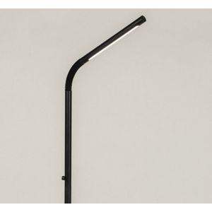 Draadloze - Staande Leeslamp - Zwart - Oplaadbaar - Touchdimmer