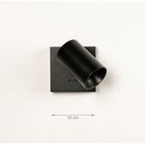 Lumidora Wandlamp 74957 - GU10 - Zwart - Metaal