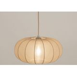 Hanglamp - Taupe - Stof - Tulband Vorm