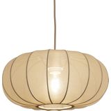 Hanglamp - Taupe - Stof - Tulband Vorm