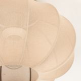 Kleine Plafondlamp - Taupe - Stof - Japandi Stijl