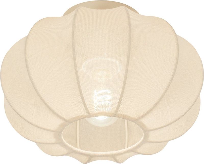 Kleine - Plafondlamp - Beige - Stof - Japandi Stijl