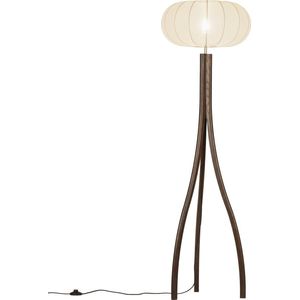Lumidora Vloerlamp 31407 - E27 - Bruin - Beige - Hout - ⌀ 50 cm
