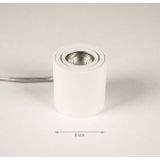 Lumidora - HOPE - Tafellamp - Wit - GU10 - Metaal - ⌀ 8 cm