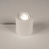 Lumidora - HOPE - Tafellamp - Wit - GU10 - Metaal - ⌀ 8 cm