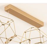 Design - Plafondlamp - Goud/Messing - Led - Prisma-Vormen
