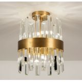 Lumidora Plafondlamp 74985 - 6 Lichts - G9 - Goud - Messing - Transparant - kleurloos - Glas - ⌀ 25 cm