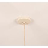 Beige Hanglamp - Linnen - Stijlvol Ontwerp - Licht- en Schaduwspel