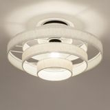 Lumidora Plafondlamp 75090 - Plafonniere - JULIA - E27 - Beige - Creme - Metaal - ⌀ 38 cm