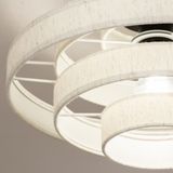 Lumidora Plafondlamp 75090 - Plafonniere - JULIA - E27 - Beige - Creme - Metaal - ⌀ 38 cm