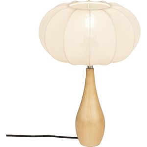 Lumidora Tafellamp 31432 - E27 - Beige - Hout - Naturel - ⌀ 30 cm