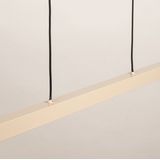 Extra Lange - Led Hanglamp - Beige - 150cm - Modern