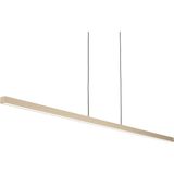 Extra Lange - Led Hanglamp - Beige - 150cm - Modern
