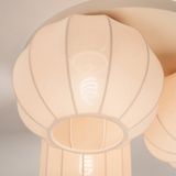 Japandi - Plafondlamp - Beige - Metaal en Stof