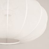 Witte Lampion Hanglamp - Stof - E27