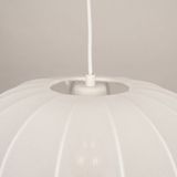Witte Lampion Hanglamp - Stof - E27