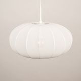 Witte Lampion Hanglamp - Stof - E27