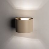 Halfronde UP en Down Wandlamp - Beige - Verstelbare Lichtbundels