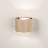 Halfronde UP en Down Wandlamp - Beige - Verstelbare Lichtbundels