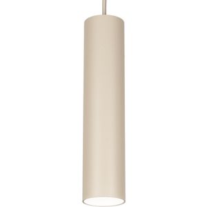 Beige Koker Hanglamp - GU10 - Voor Spanningsrail