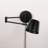 Wandlamp - Zwart - Verstelbare Knikarm - GU10