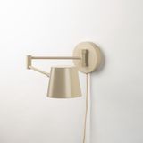 Wandlamp - Beige - Verstelbare Knikarm - GU10