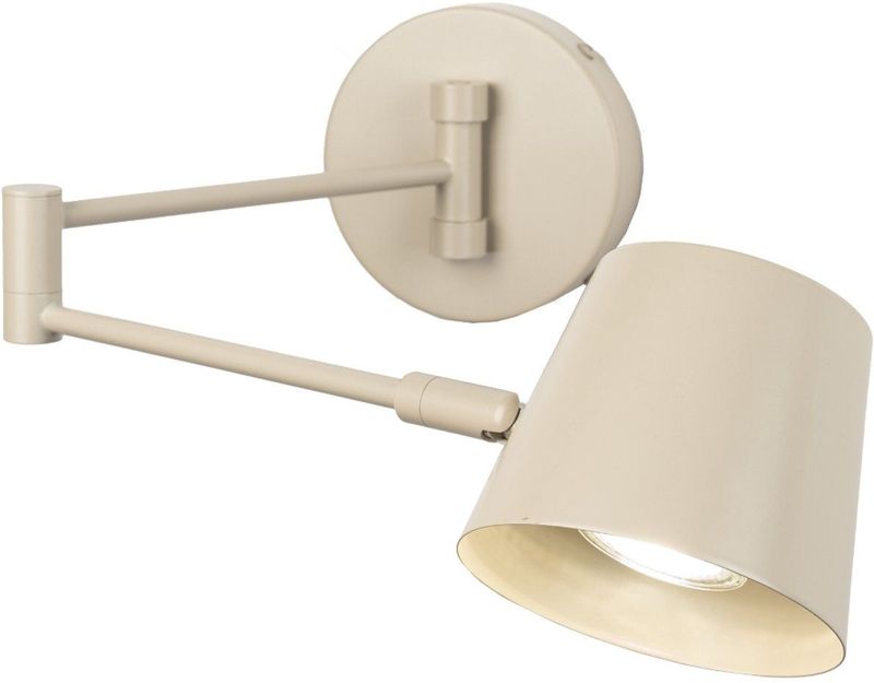 Wandlamp - Beige - Verstelbare Knikarm - GU10