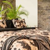 Dekbedovertrek - Grijs - Katoen - 240x220 cm