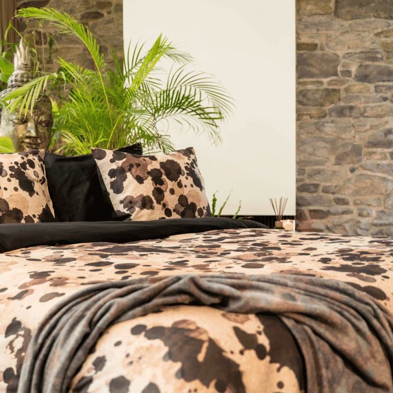 Dekbedovertrek - Grijs - Katoen - 240x220 cm