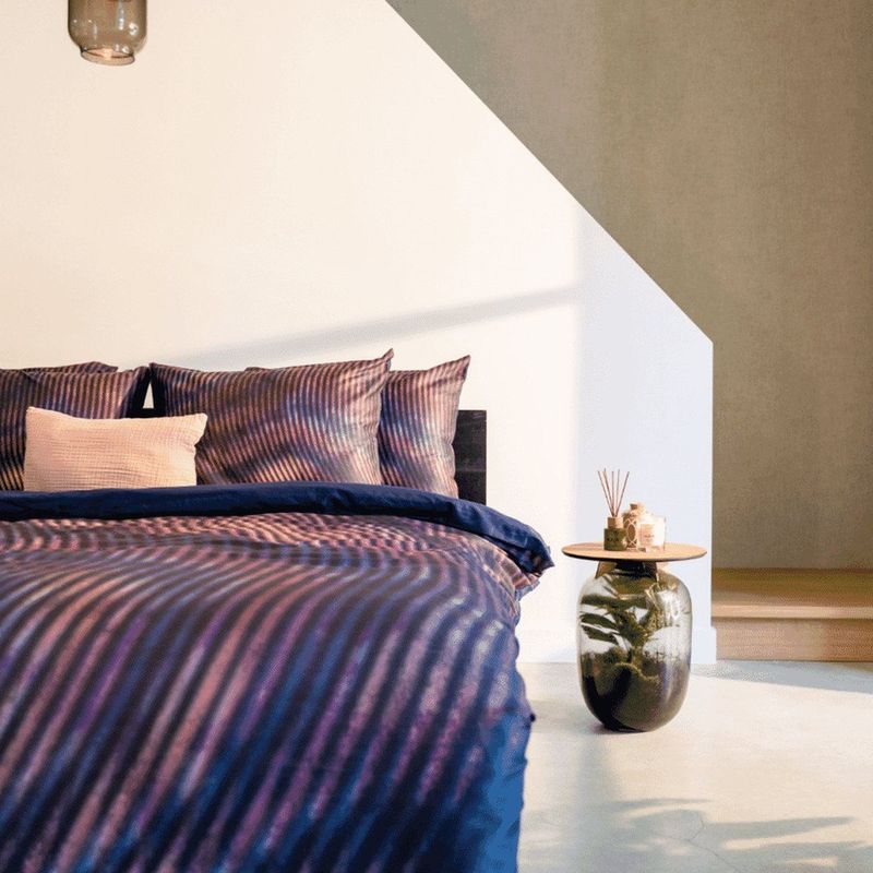 Dekbedovertrek Utano - Rood-Blauw-Donkerblauw - 100% Biologisch Katoen